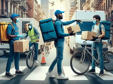 라스트마일 서비스 선점에 나선 '스타트업・물류 기업 서비스'